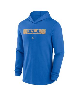 Men's Light Blue UCLA Bruins Sideline Hoodie Performance Long Sleeve T-Shirt