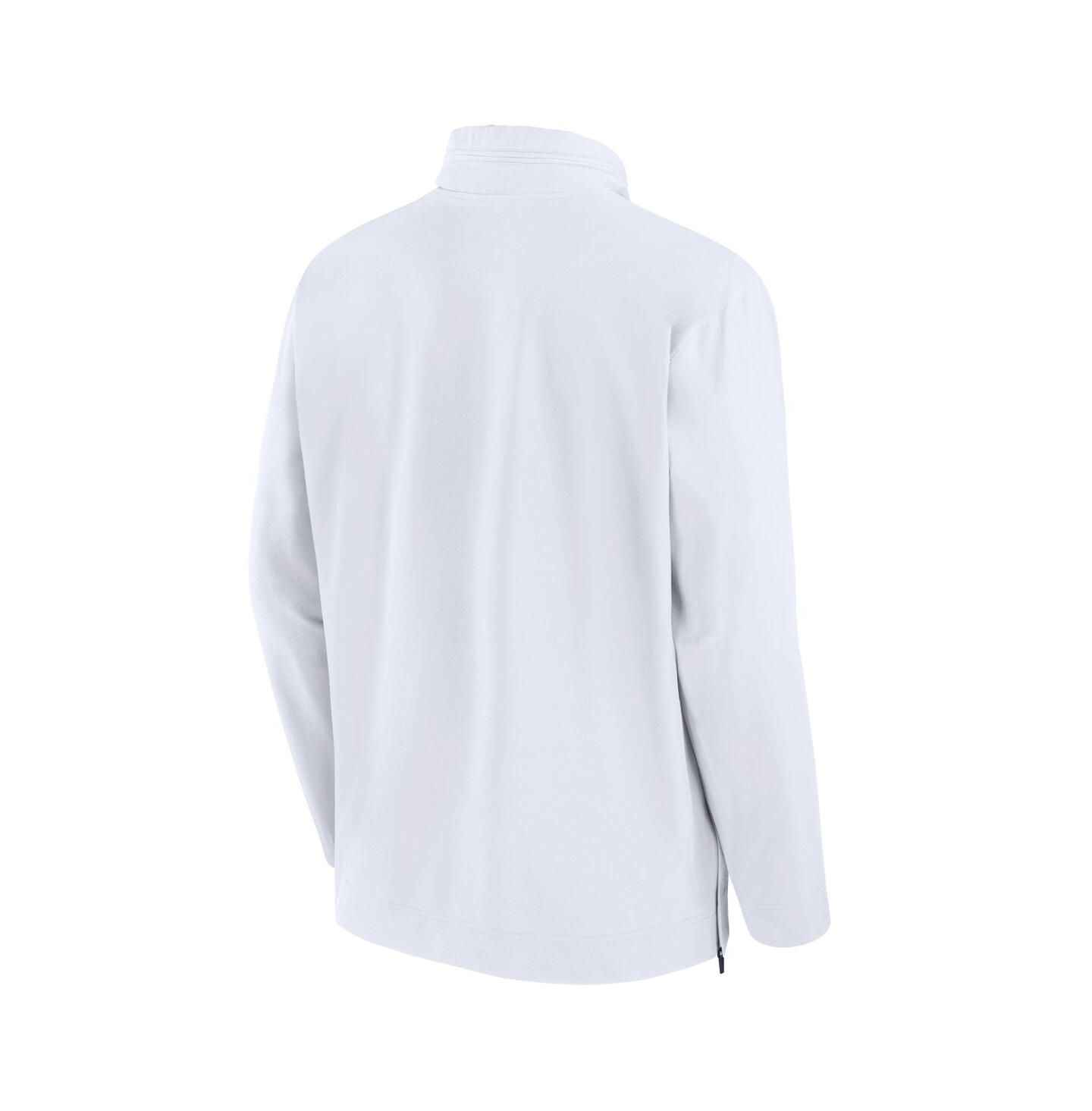 Мужская куртка Jordan White Michigan Wolverines Sideline Coaches Quarter-Zip — фото 3
