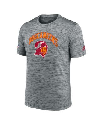 Men's Gray Tampa Bay Buccaneers Velocity Alternate Logo Performance T-Shirt