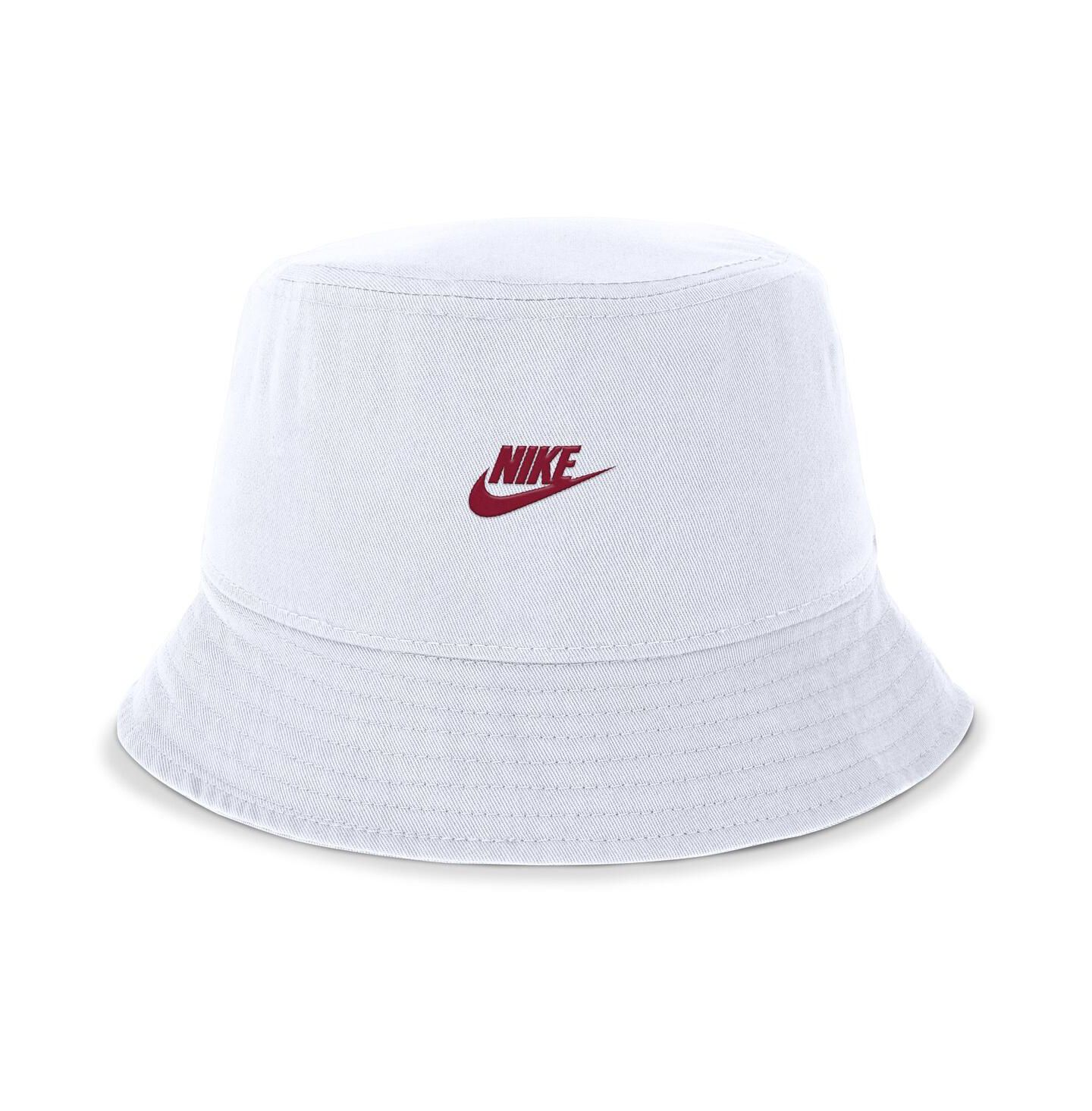 Мужская панама Nike White Oklahoma Sooners Legacy Apex Bucket Hat — фото 2