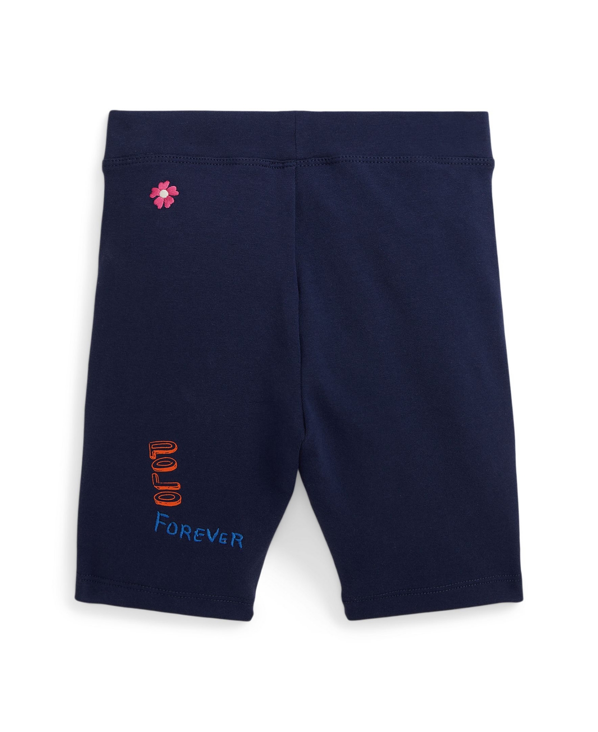 Polo Ralph Lauren Toddler And Little Girls Graphic Stretch Jersey Bike Short