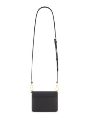 Mini Leather Gold Strap Crossbody Bag