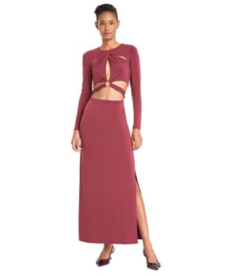 GUESS - Women's Alyce Waist-Cutout Maxi Dress