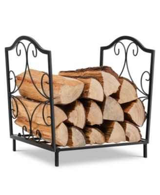 Heavy-Duty Steel Firewood Log Rack
