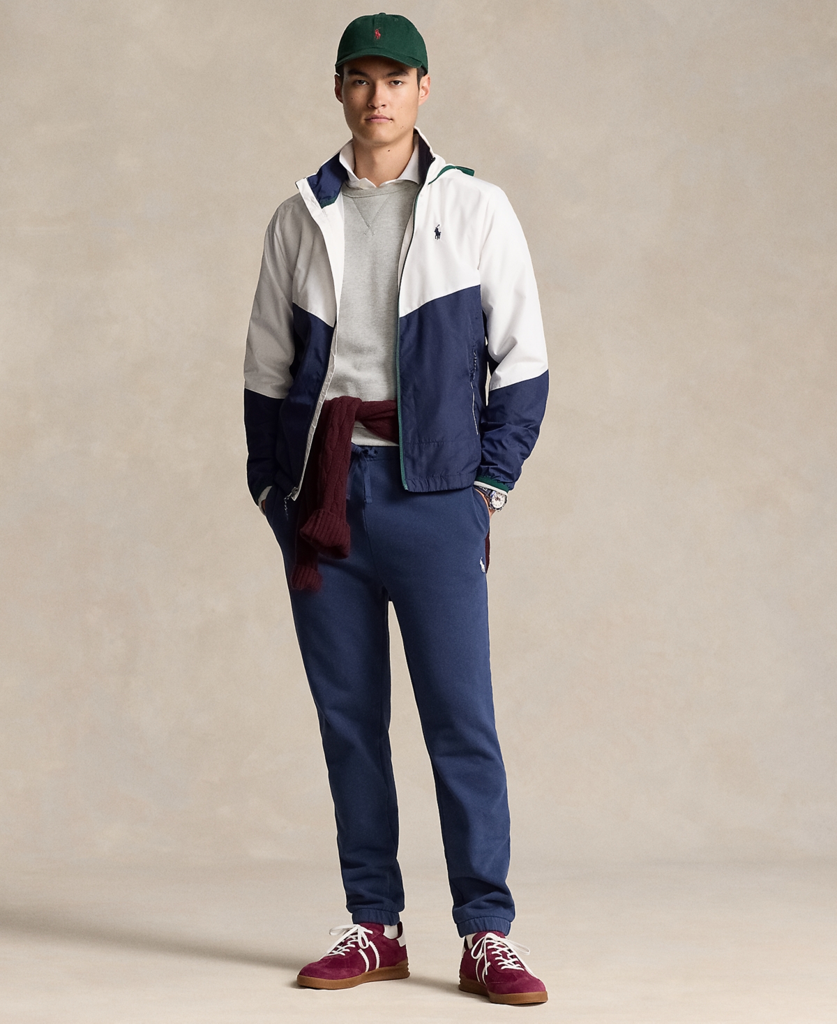 Polo Ralph Lauren Men's Color-Blocked Hooded Jacket