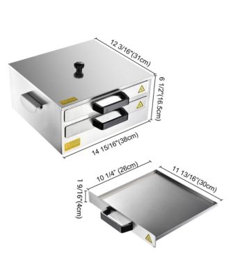 WeChef 2 Layer Rice Noodle Roll Steamer Machine Stainless Steel Extra Tray Cheung Fun