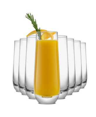 Milo Champagne Glasses, Set of 8