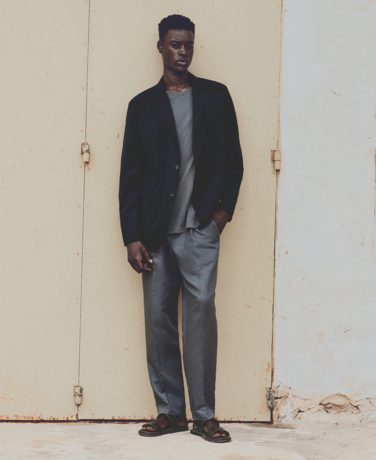 Mango Men's Linen Cotton-Blend Blazer