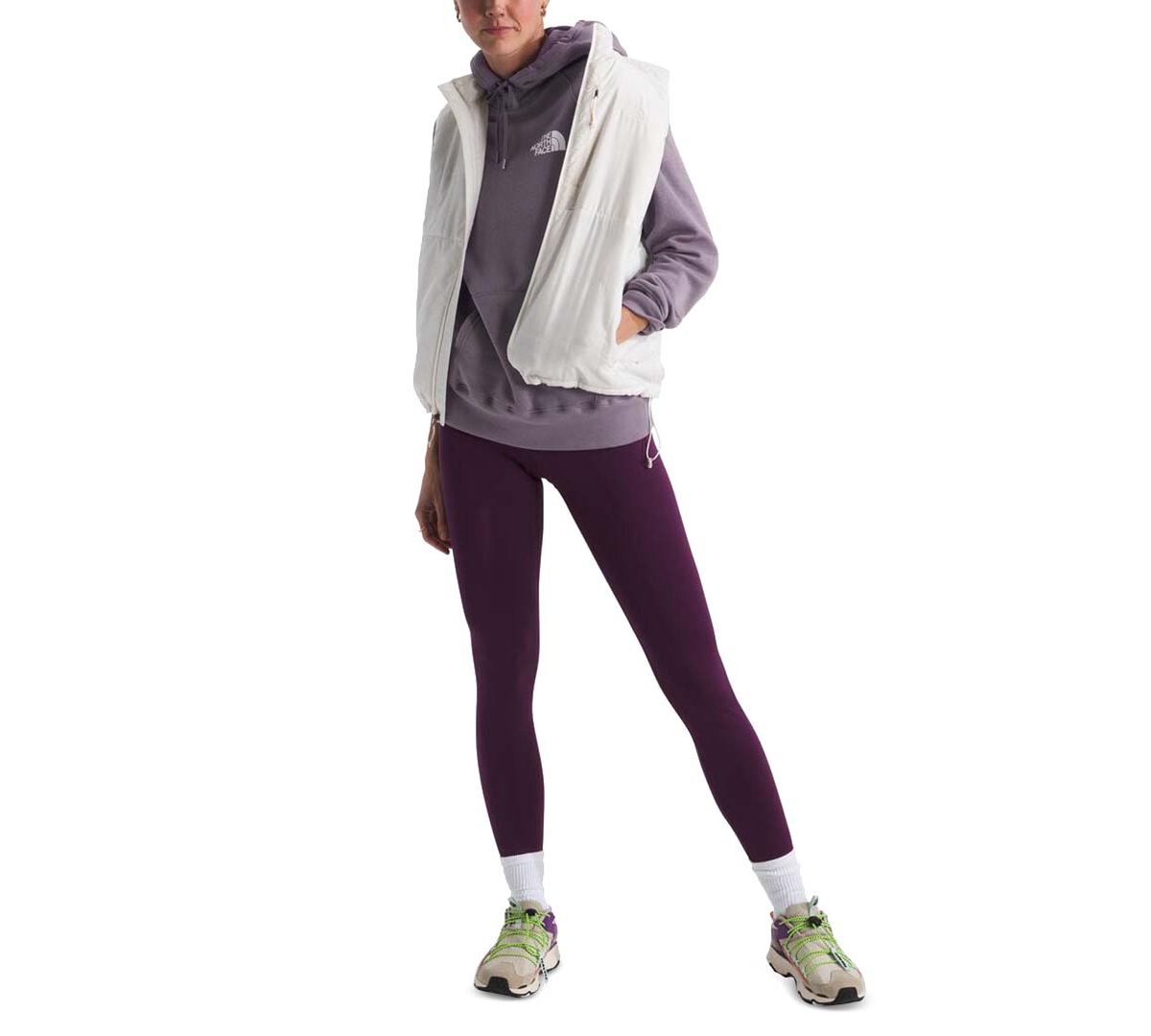 THE NORTH FACE WOMEN'S BOX NSE FLEECE HOODIE 