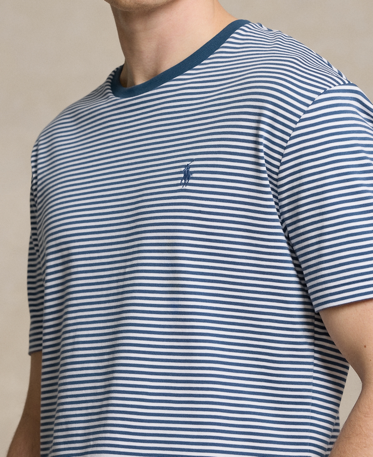 Polo Ralph Lauren Men's Custom Slim Fit Soft Cotton T-Shirt -white