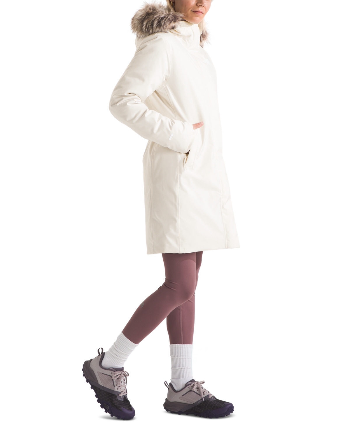 THE NORTH FACE WOMEN'S ARCTIC HOODED FAUX-FUR-TRIM PARKA 