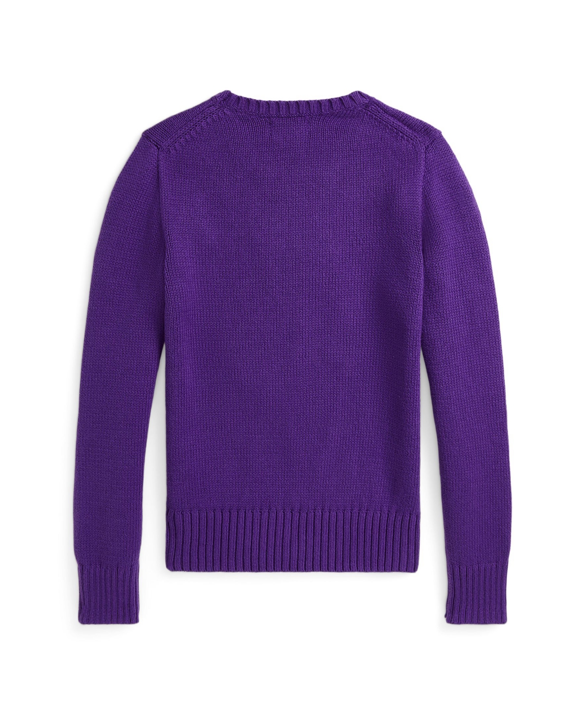 Polo Ralph Lauren Big Girls Polo Bear Crewneck Sweater