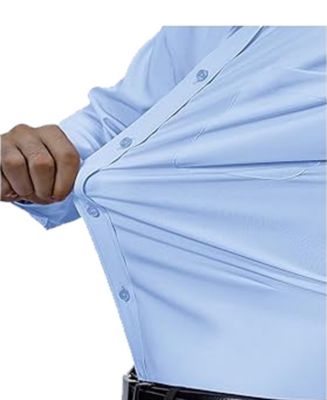 macys mens dress shirts long sleeve Club Room Men's Regular-Fit Long-Sleeve Dress Shirt