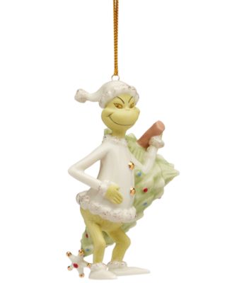 Lenox - Porcelain Grinch Stealing Tree Ornament
