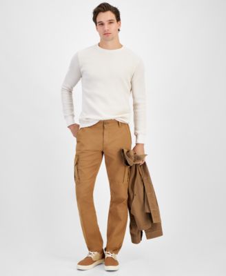 Men's Garment-dyed Straight-Fit Morrison Tapered Cargo Pants