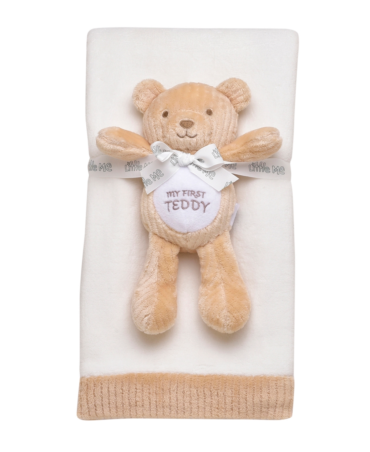 Shop Little Me Baby Boys Or Baby Girls Newborn Blanket In White