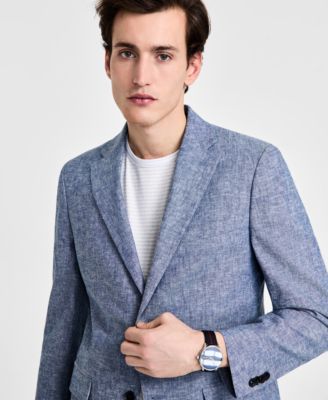 Tommy Hilfiger - Men's Modern-Fit Linen-Blend Sport Coat