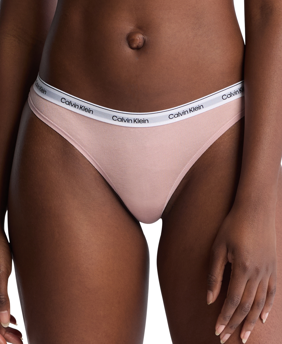 Calvin Klein Women's 3-Pk. Modern Logo Low-Rise Thong Underwear
