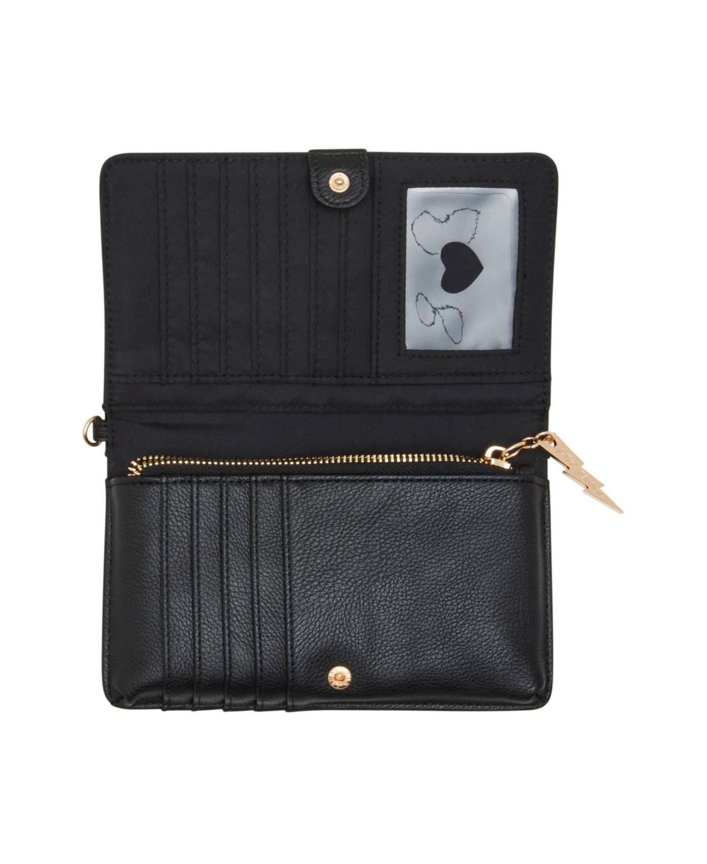 Женский кошелёк Betsey Johnson Book of Spells Wristlet Wallet, цвет: Чёрный — фото 5