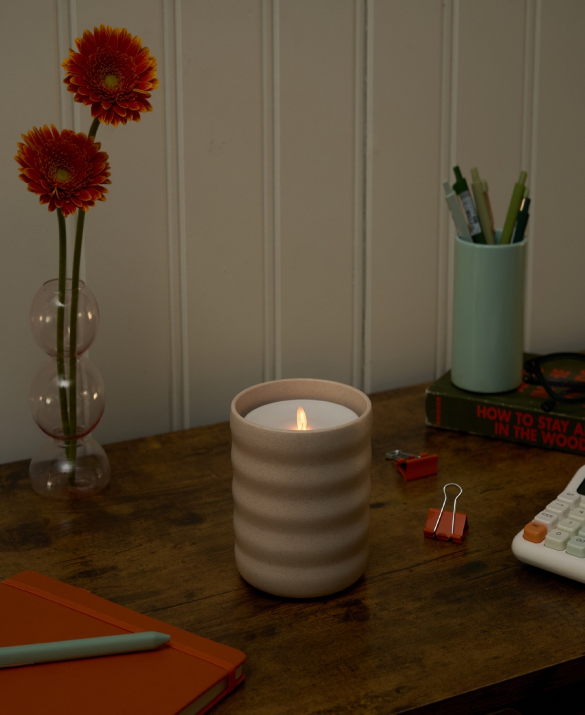 Lifelines Flameless Candle Diffuser In Bubble Cream