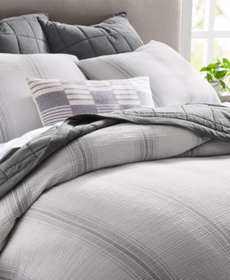 CLOSEOUT! Artisanal Stripe 3-Pc. Comforter Set, King, Exclusively at Macy’s