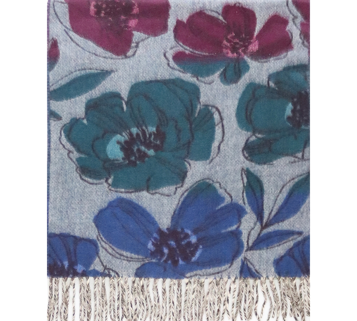 Fraas Women's Big Floral Cashmink Scarf