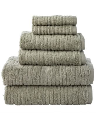 Cloudsoft 100% Long Staple Cotton 6-Piece Bath Towel Set
