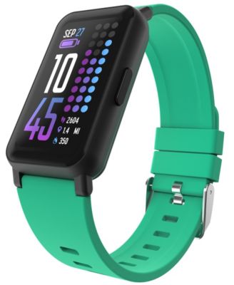 iTouch Active 4 Unisex Silicone Strap Fitness Tracker 42.7mm - Green
