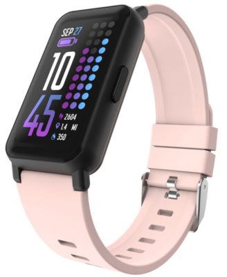 iTouch Active 4 Unisex Silicone Strap Fitness Tracker 42.7mm - Blush