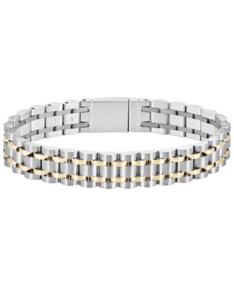 Men's Owan Two-Tone Stainless-Steel Bracelet