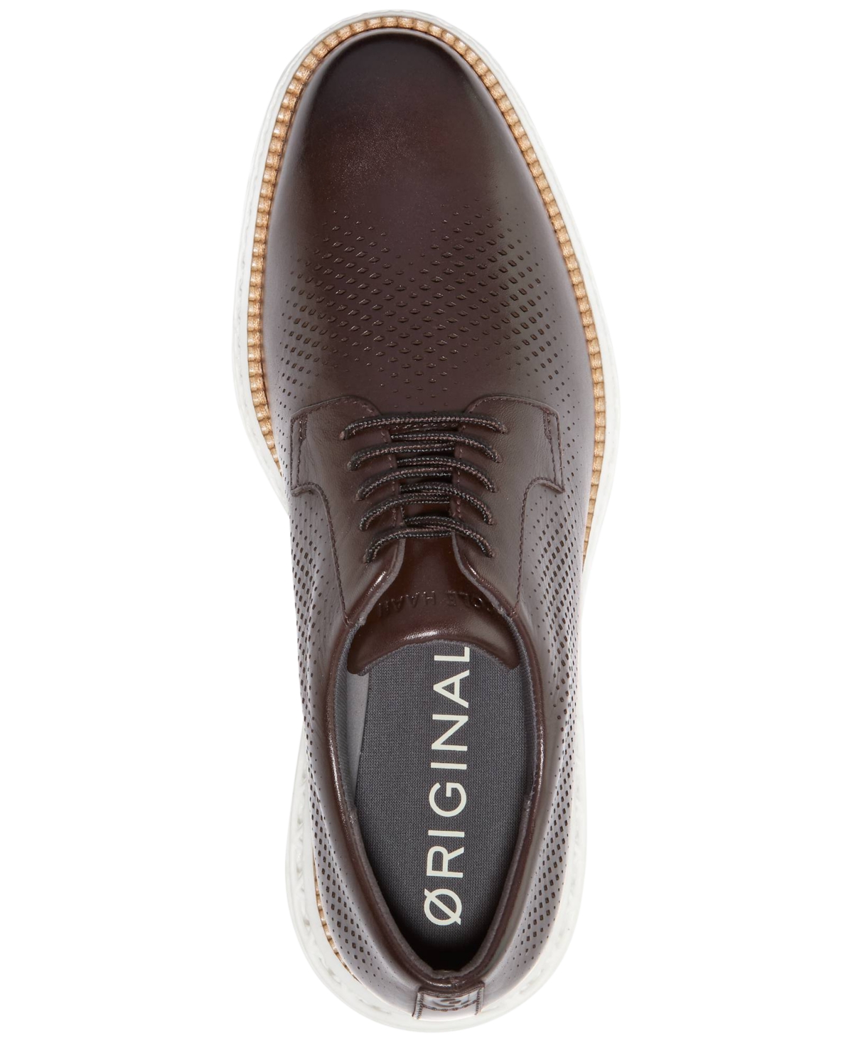 Cole Haan Men's riginalGrand 2.0 Oxford Dress Sneaker - Dark Chcolate-White