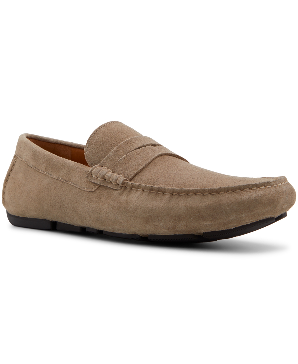 B by Brooks Brothers Men's Jefferson Moccasin Driving Loafers - Dark beige