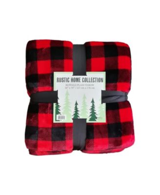Arkwright Rustic Home Buffalo Plaid Throw Blanket, 50" x 70"