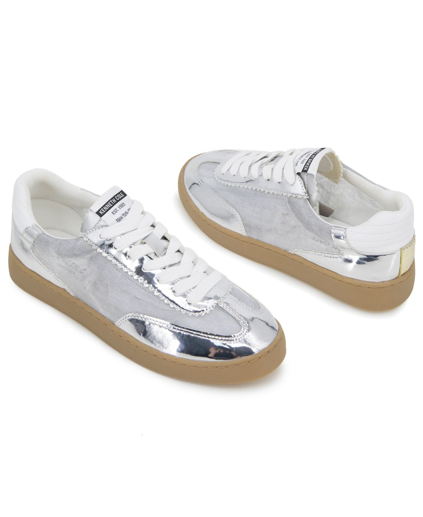 Женские кроссовки Kenneth Cole New York Sam, цвет: Серебряный сетчатый — фото 8
