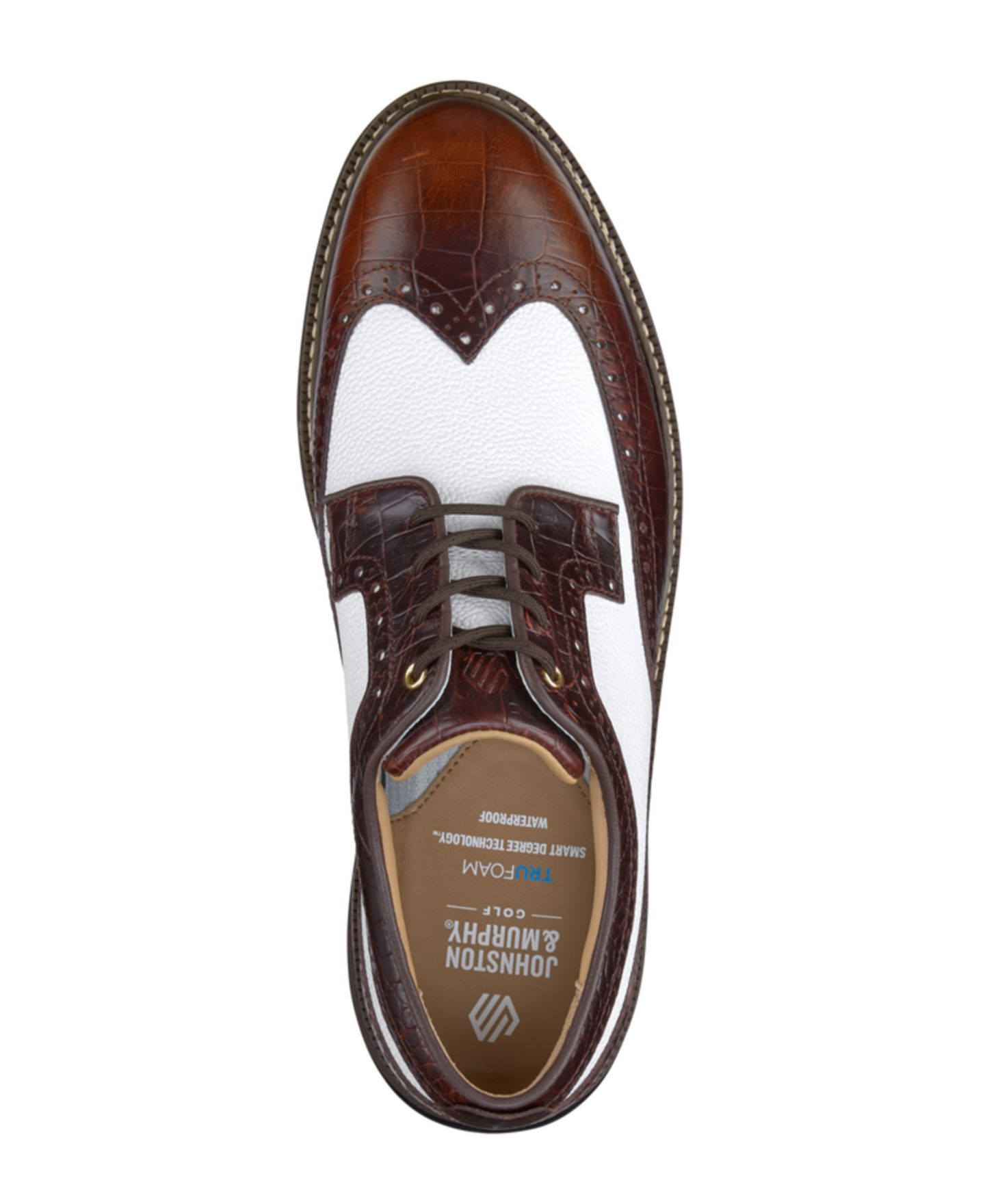 Мужские кроссовки Johnston & Murphy Waterproof Upton GL3 Luxe Hybrid, цвет: Тёмный коричневый кожаный — фото 3