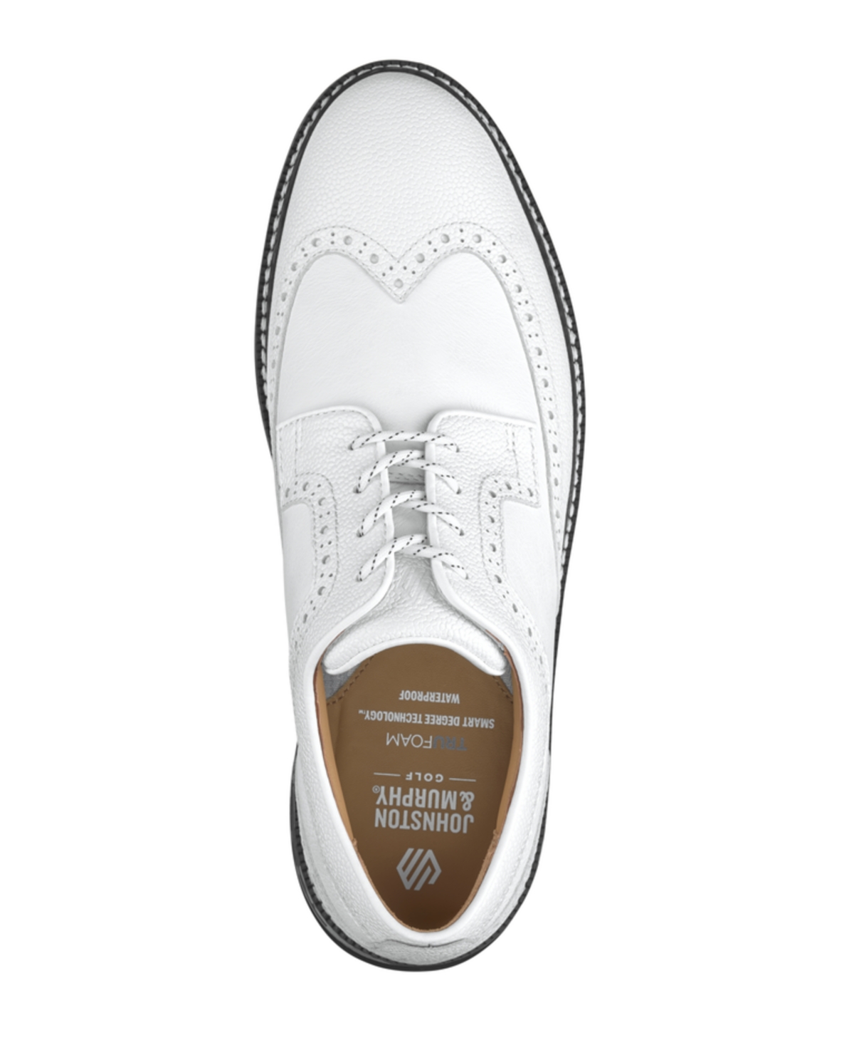 Johnston & Murphy Men's Waterproof Upton Gl3 Luxe Hybrid Shoes In White Waterproof Leather