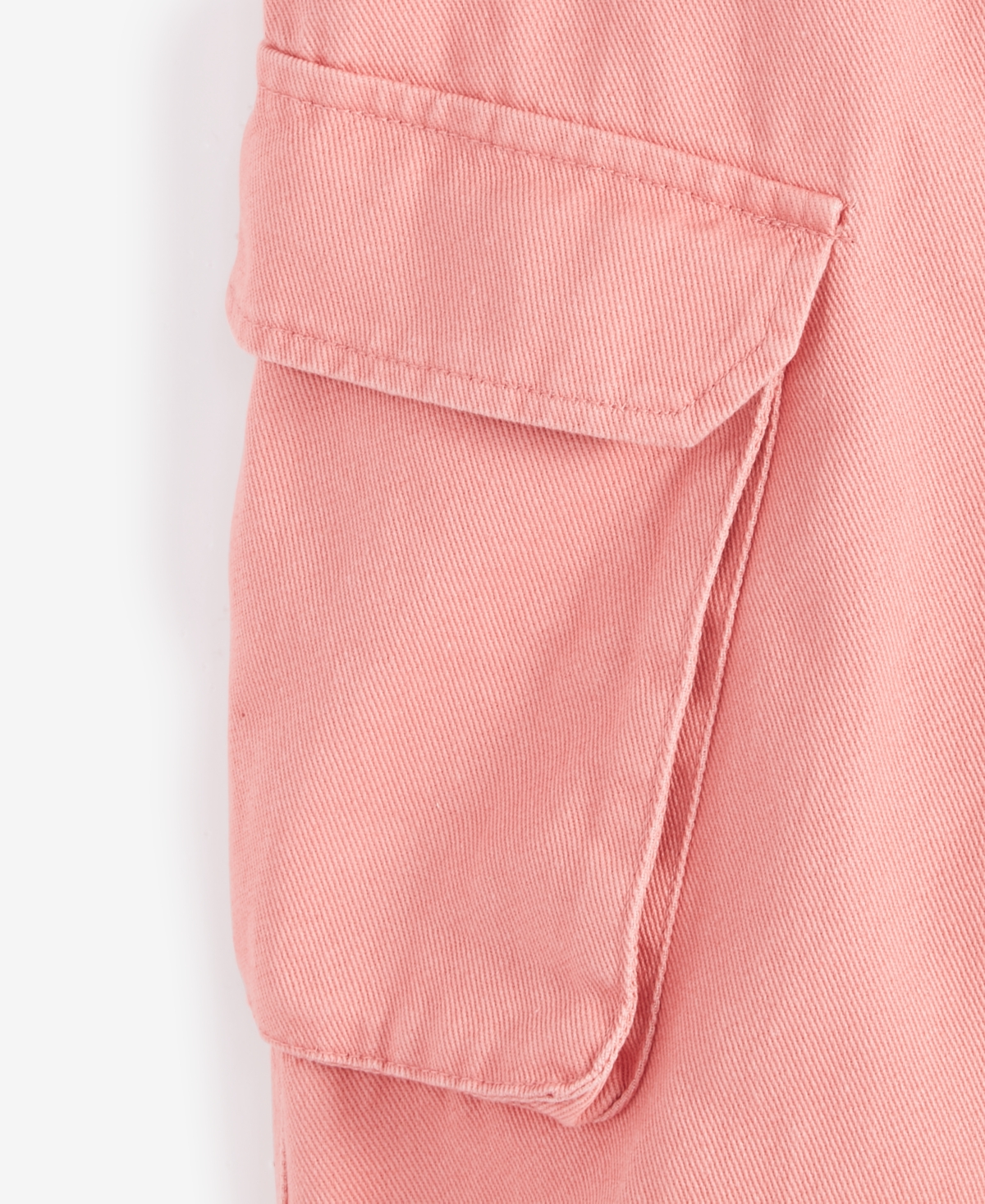 kensie Little & Big Girls Cotton Denim Cargo Pants