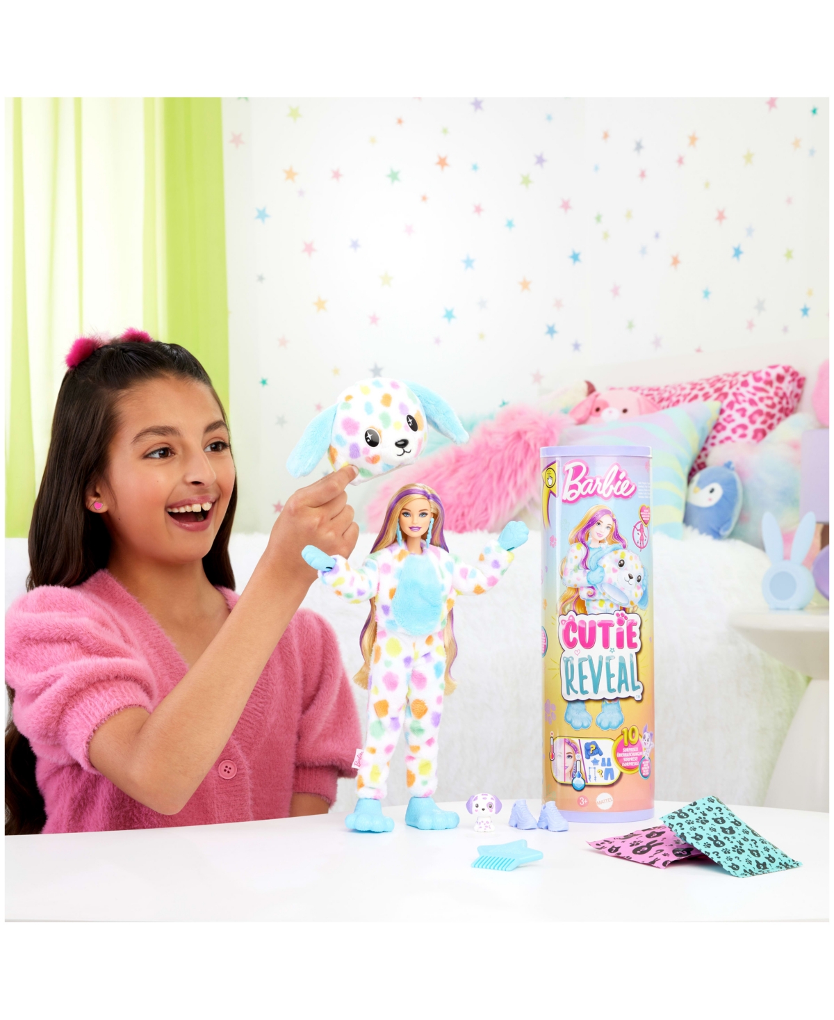 Barbie Cutie Reveal Color Dream Series Doll, Dalmatian Costume In Multi-color
