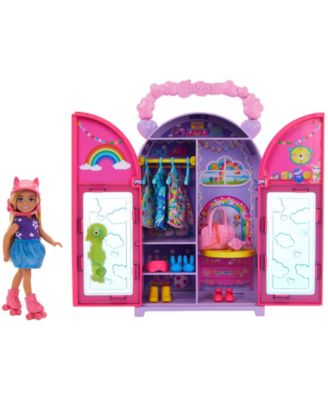 Barbie Chelsea Doll Closet Toy Playset with Clothes Accessories Macy s