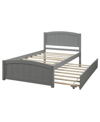 Streamdale Twin Size Platform Bed With Trundle