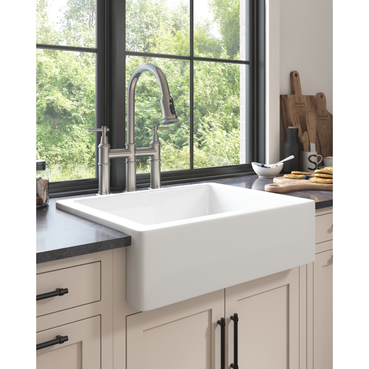 Streamdale 24 L X 19 W Farmhouse/Apron Front Kitchen Sink