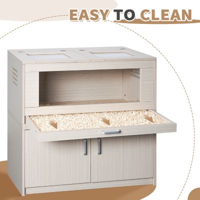 Streamdale Professional Wooden Pet Houses with Storage Cabinet