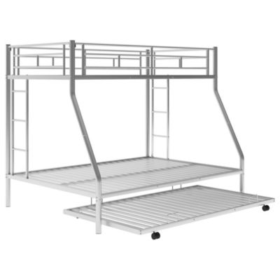 Streamdale Twin over Full Bunk Bed with Trundle and Ladders