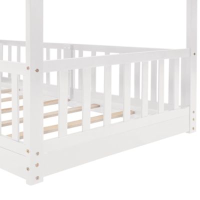 Twin Over Twin Bunk Bed With Slide And Ladder