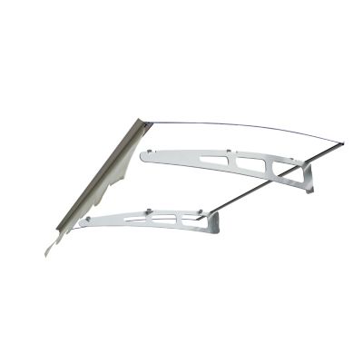 Streamdale 47"x34" Polycarbonate Door Awning with Aluminum Alloy Brackets
