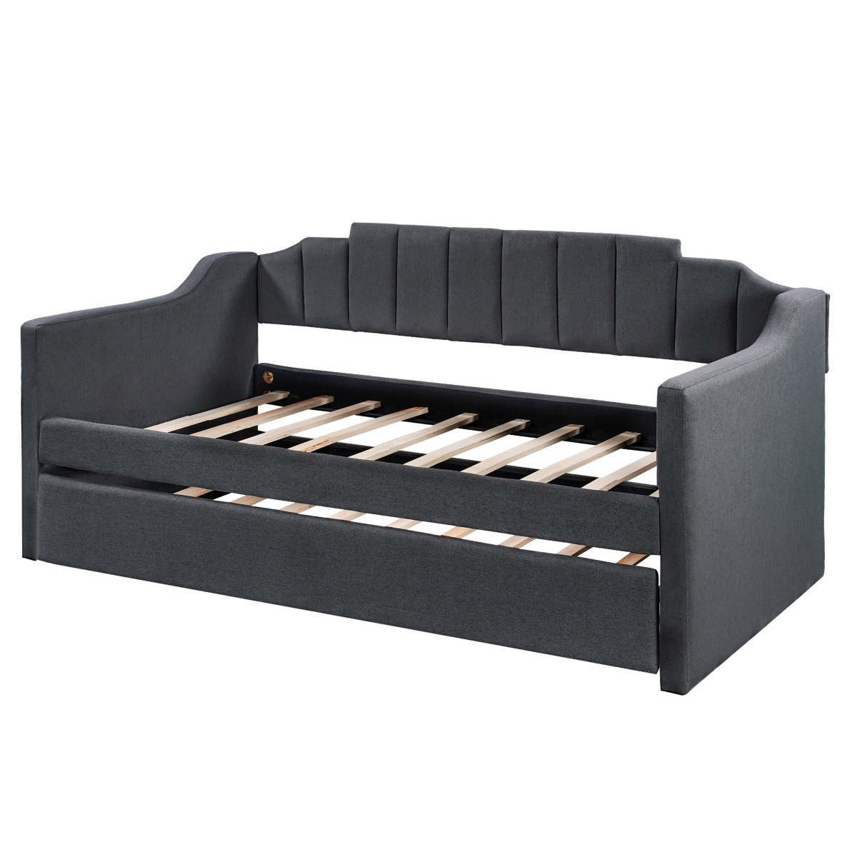 Simplie Fun Upholstered Twin Daybed With Trundle