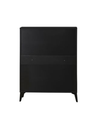 Modern Freestanding Shoe Cabinet with Flip Drawers and Ample Storage