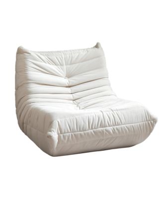 1 Count Fabric Ergonomic Bean Bag Chair Comfort and Style in One