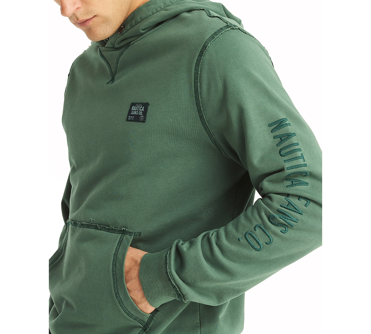 Nautica Men's Classic-Fit Solid French Terry Hoodie