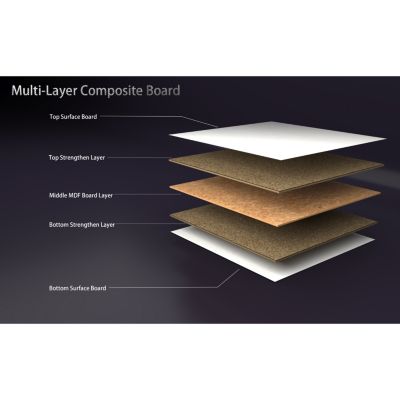 RGB LED TV Cabinet with 90% Storage Space and Multicolor Modes